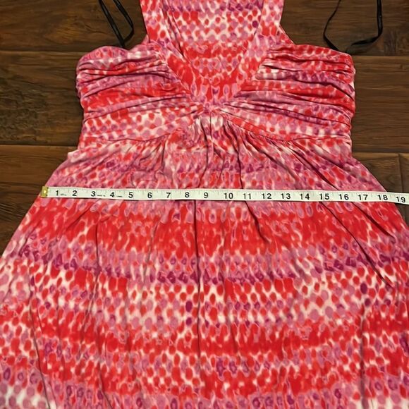 Calvin Klein Multicolor Print Dress Resort Wear Feminine Cruise Beach Vibrant - Picture 6 of 9